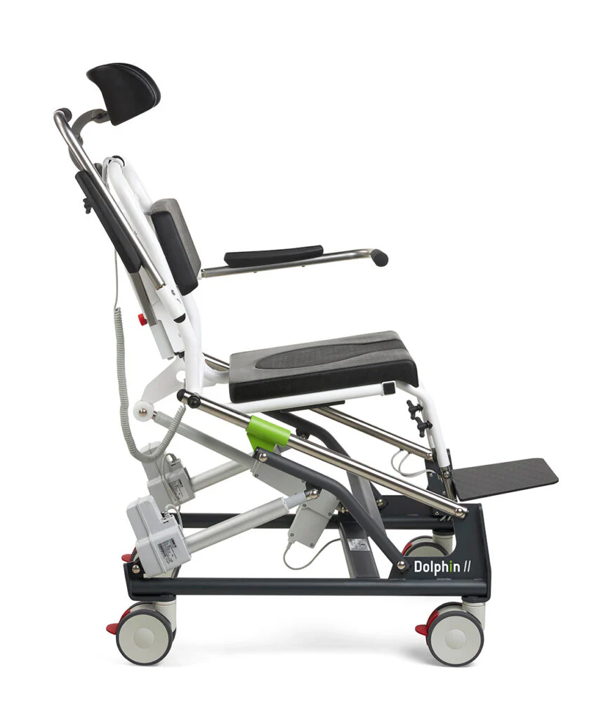 Human Care Dolphin II Electric Commode/Shower Chair