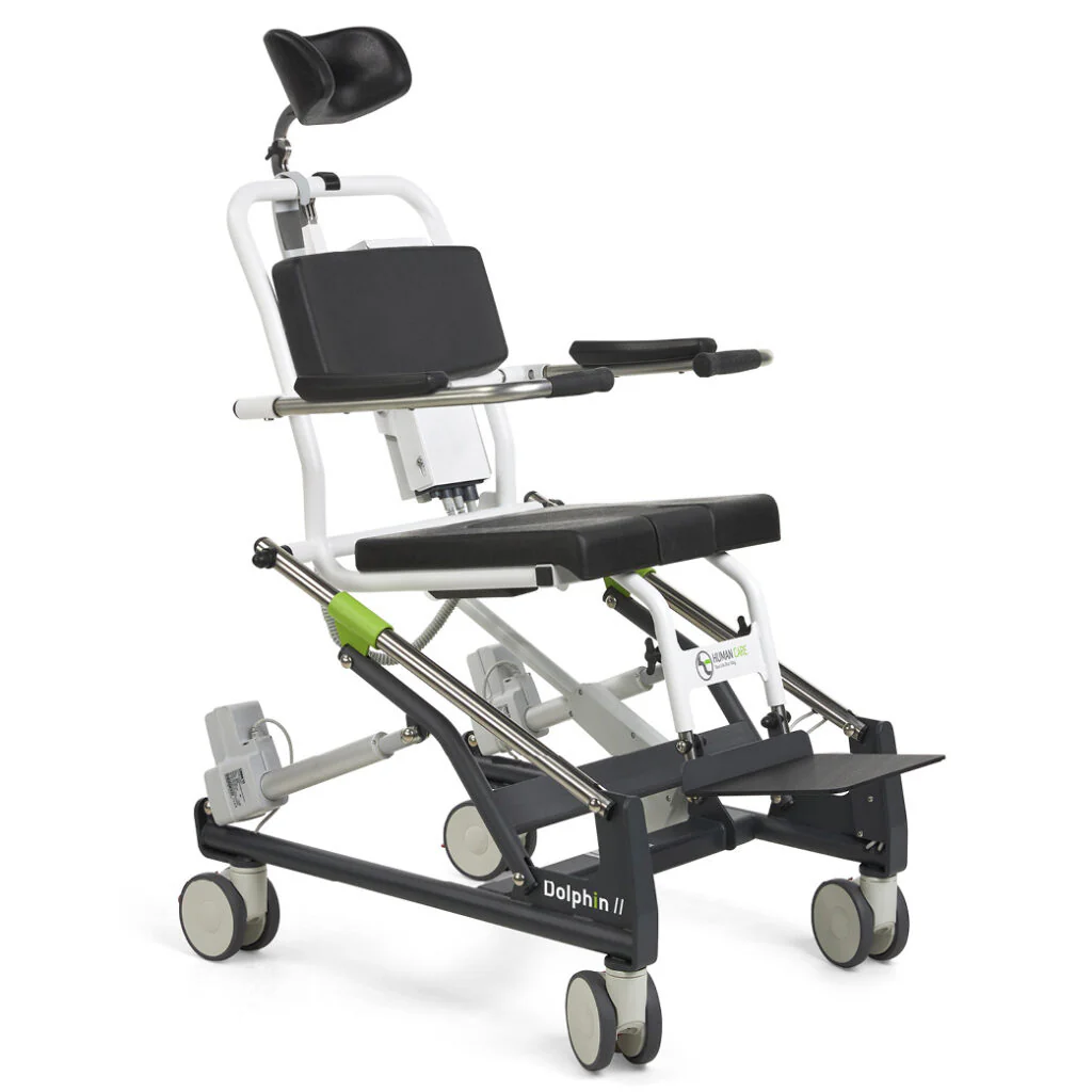 Human Care Dolphin II Electric Commode/Shower Chair - Image 3