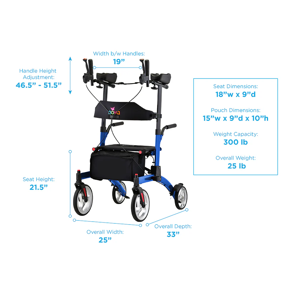 Nova Dragon Rise Up Rollator - Image 4