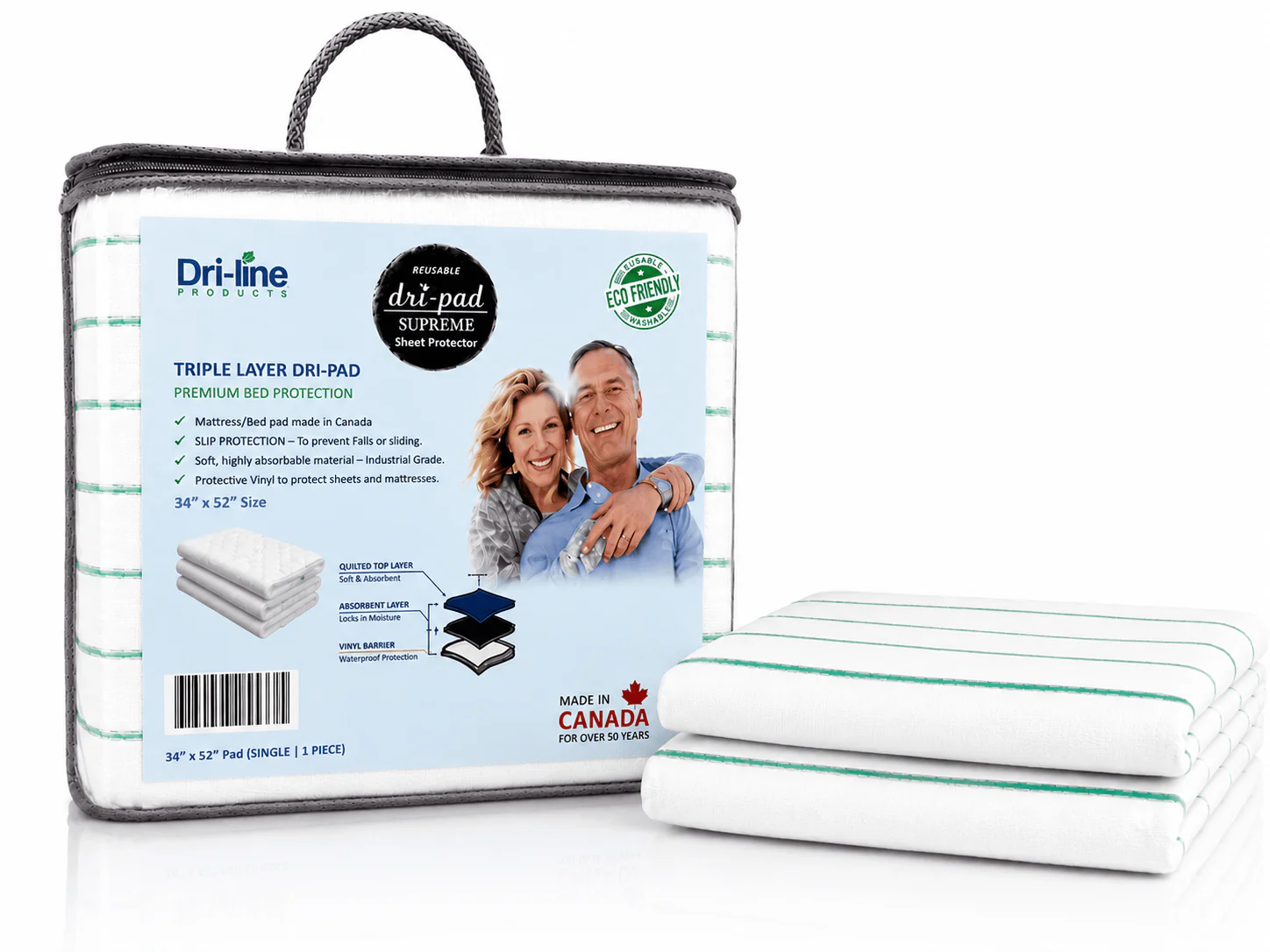 Dri-Line Dri-Pad Supreme Reusable Underpad Sheet Protector - Image 4