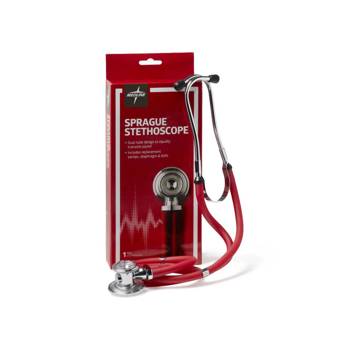 Medline Dual Head Stethoscope - Image 2