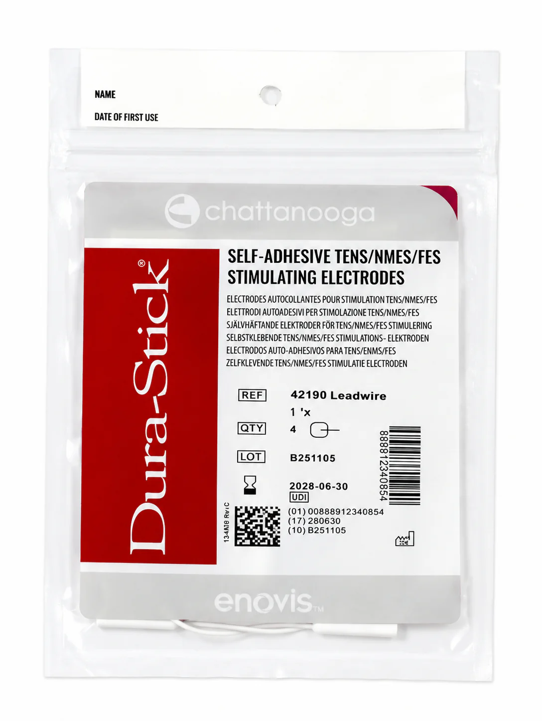 Chattanooga Dura-Stick Self-Adhesive Electrodes - Image 2