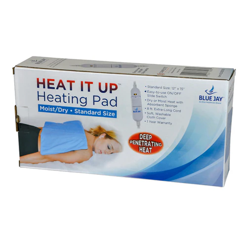 Blue Jay Heating Pad Deluxe Moist/Dry Standard 12"x15" On/Off Slide Switch Controller - Image 7