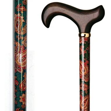 Vista International Corp. Floral Wood Cane - Image 2