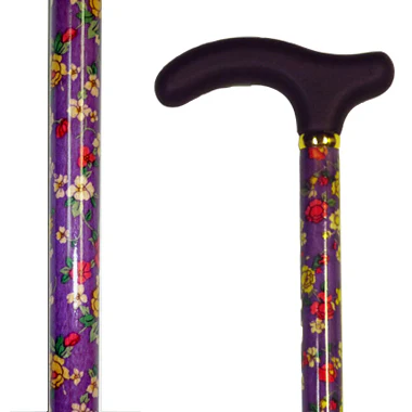 Vista International Corp. Floral Wood Cane - Image 4