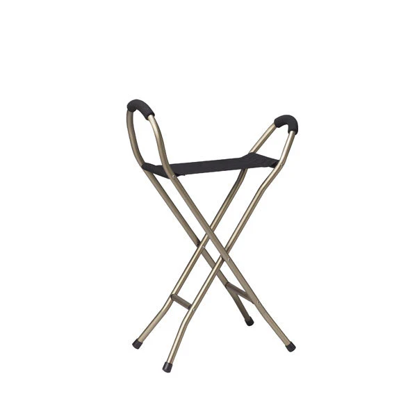 Drive Medical Folding Lightweight Cane with Sling Style Seat