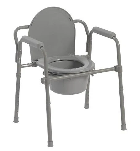 Drive Medical Folding Steel Commode