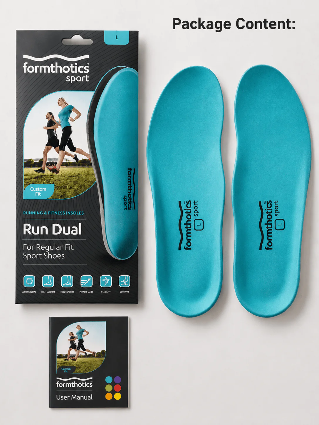 Formthotics Sport Run Dual Layer Insoles (Pair) - Image 8