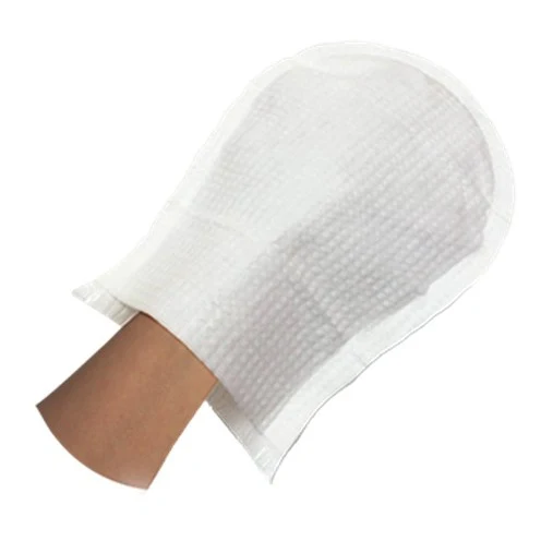 Hygie Hygienic Wet Wash Glove with Cleansing Solution