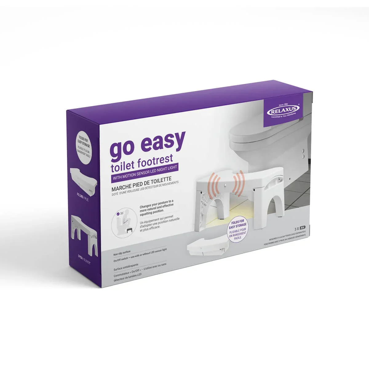 Relaxus Go Easy Toilet Footrest - Image 2