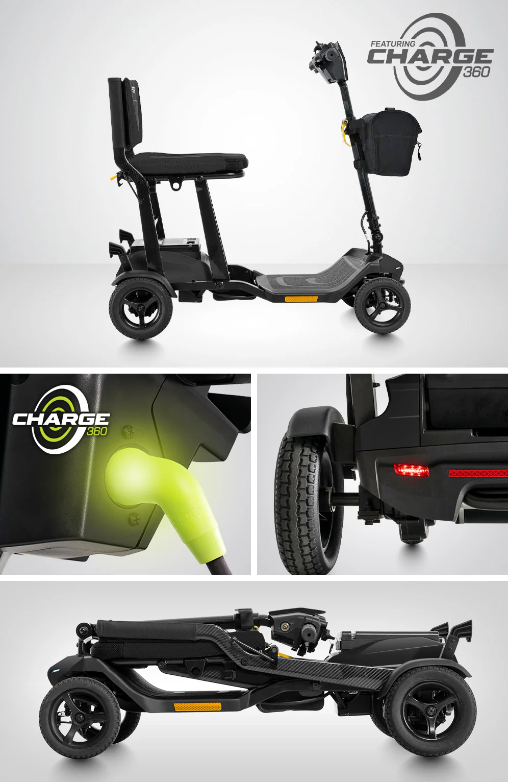 Pride Mobility Go-Go Super Portable 4-Wheel Scooter - Image 3
