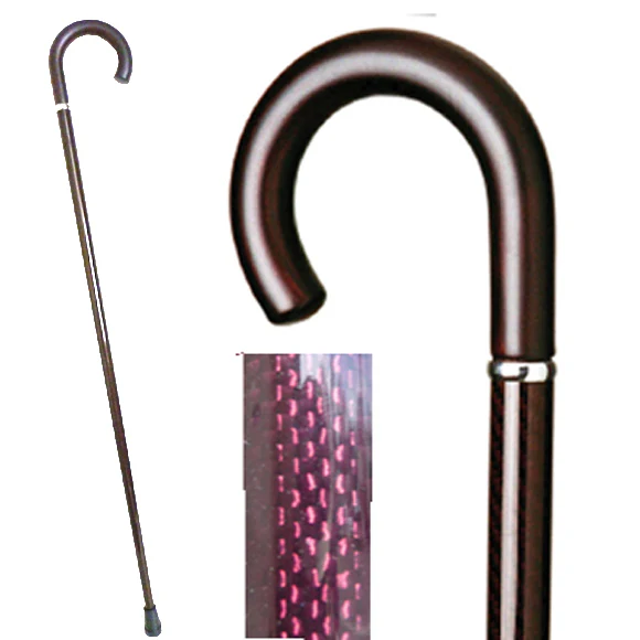 Vista International Corp. Graphite Carbon Curved Cane