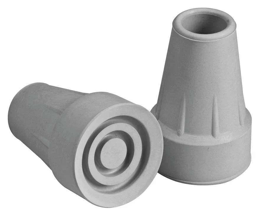 Compass Health Grey Standard Crutch Tips (Pairs)