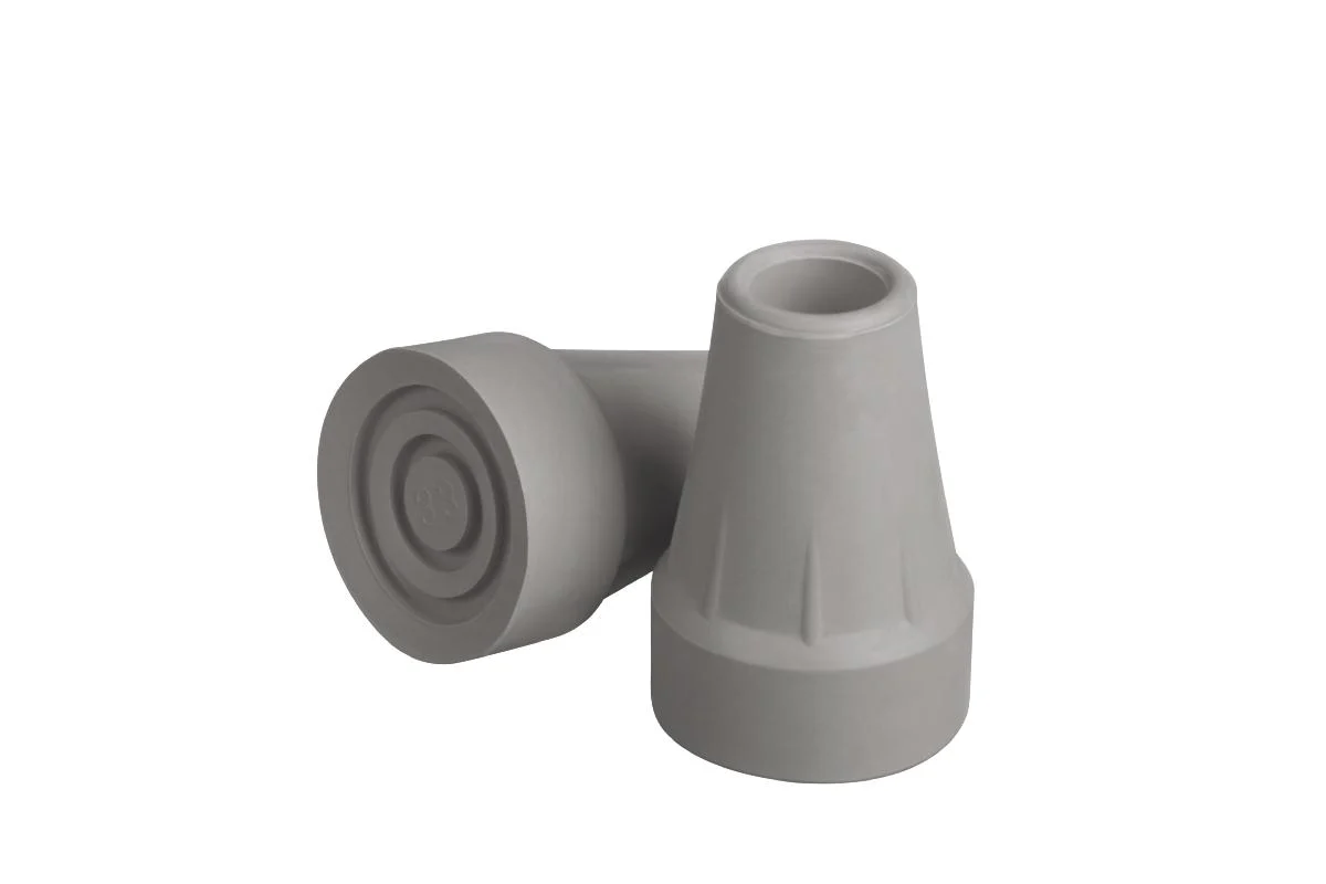 Medline Super Crutch Tip Gray 7/8" (Pair)