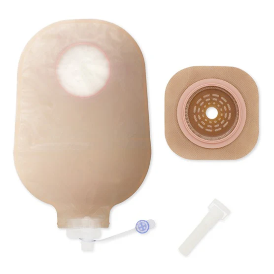 Hollister New Image Urostomy Kit Flextend Barrier Cut-To-Fit 2 3/4" Flange <2 1/4" Stoma Sterile