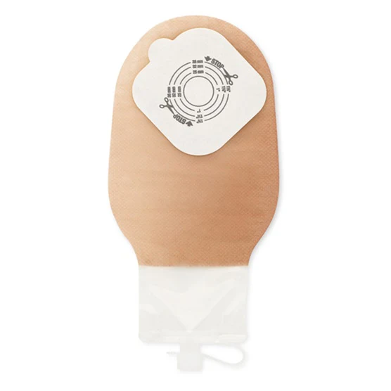 Hollister Pouchkins Urostomy Pediatric One-Piece Pouch, Soft Flex Barrier, Stoma Opening up to1-1/2", Transparent