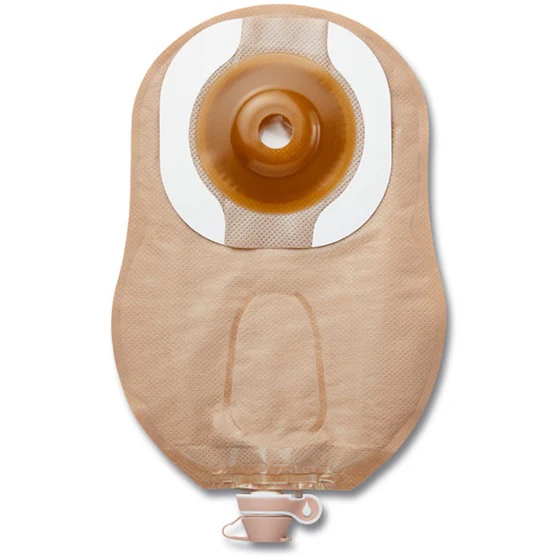 Hollister Premier One-Piece Urostomy Pouch Convex Flextend Barrier, Pre-Cut Stoma Opening 1-1/4" (32mm), Beige 9" (23cm)