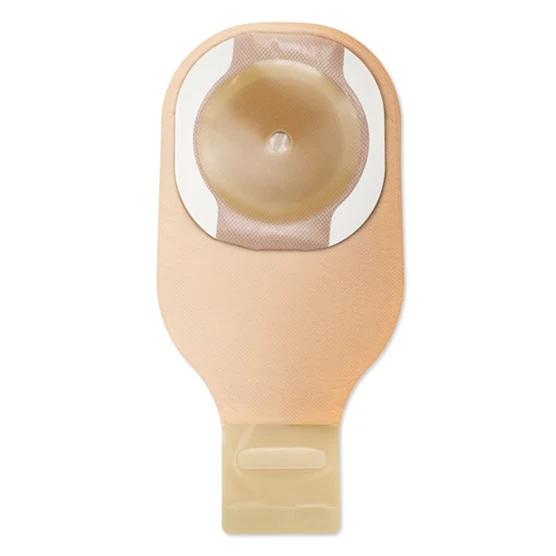 Hollister Premier Ceraplus 1-Piece Drainable Pouch w/ Tape Border, Lock N Roll Closure, Beige, w/ Filter, Pre-Cut 1" (25mm)