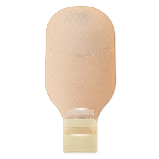 Hollister Premier Ceraplus 1-Piece Drainable Pouch w/ Tape Border, Lock N Roll Closure, Beige, w/ Filter, Pre-Cut 1" (25mm) - Image 2