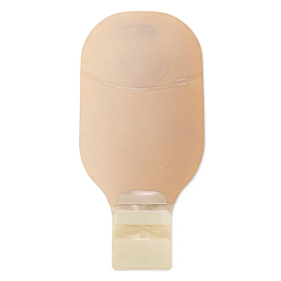 BestBuy Medical Supplies Premier Ceraplus Soft Convex 1-Piece Drainable Pouch w/ Tape Border, Lock N Roll Closure, Beige, w/Filter, Pre-Cut 7/8" (22mm) - Image 2