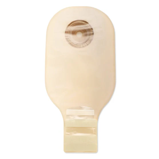 Hollister Premier Ceraplus Convex 1-Piece Drainable Pouch w/ Tape Border, Lock N Roll Closure, Ultra-Clear, Cut up to 1 1/2" (38mm)