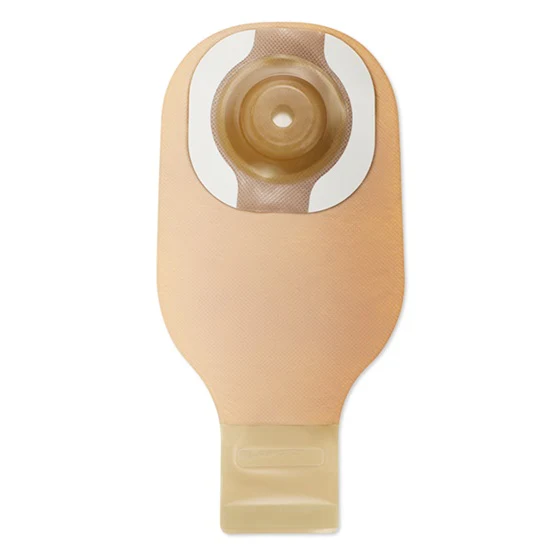 Hollister Premier Ceraplus Convex 1-Piece Drainable Pouch w/ Tape Border, Lock N Roll Closure, Ultra-Clear, Cut up to 1 1/2" (38mm) - Image 2