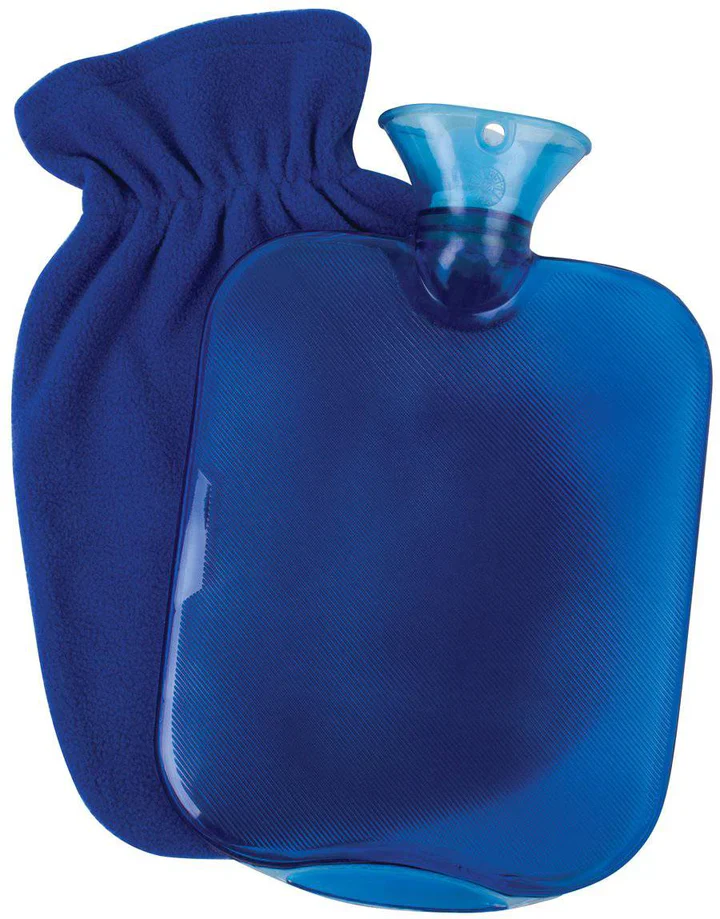 Compass Health Hot and Cold Water Bottle with Fleece Cover