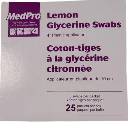 AMG Medical LEMON GLYCERINE SWABS (3 SWABS/PACK) - Image 2