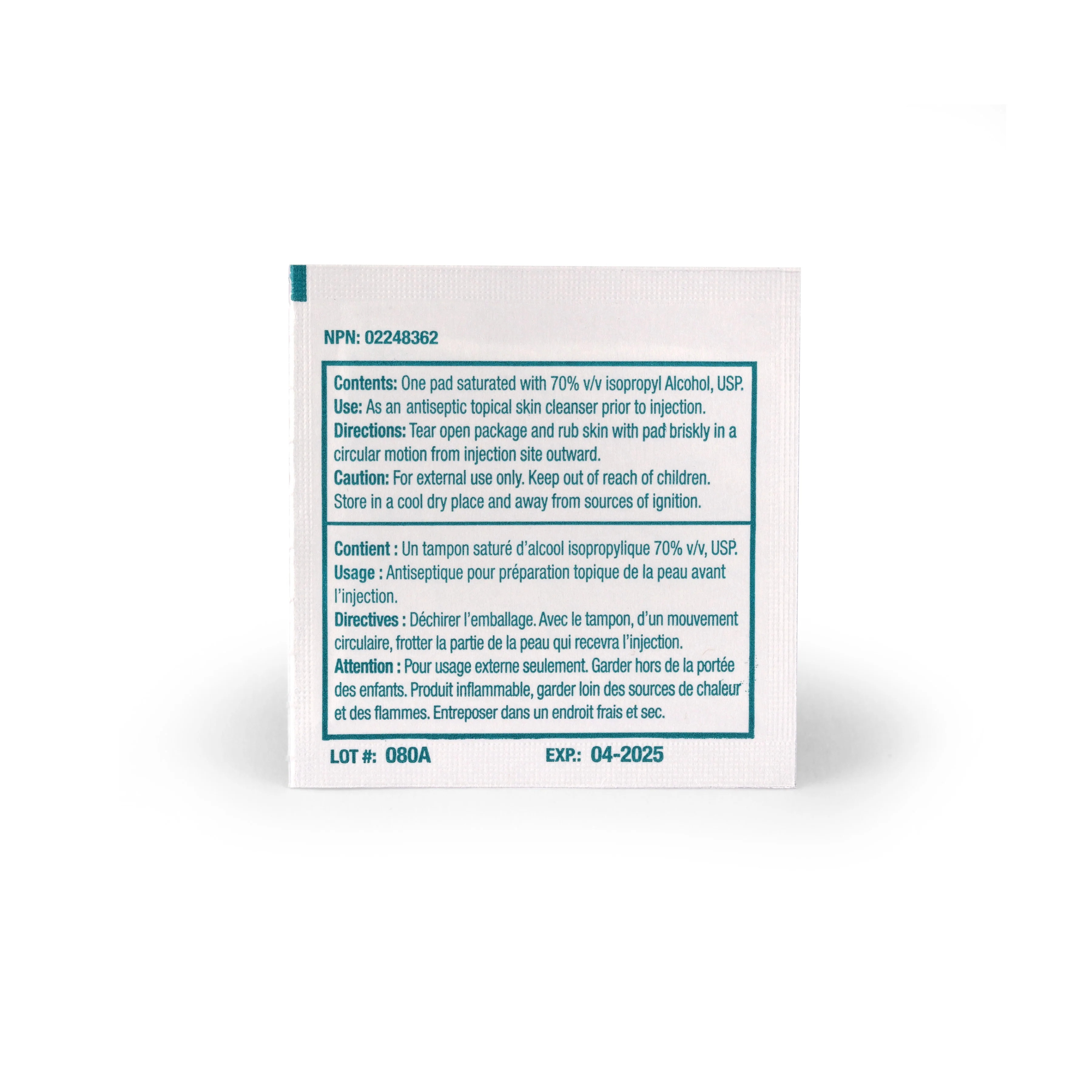Loris Large 70% Isopropyl Alcohol Swabs (Box of 100) 104-01 - Image 3