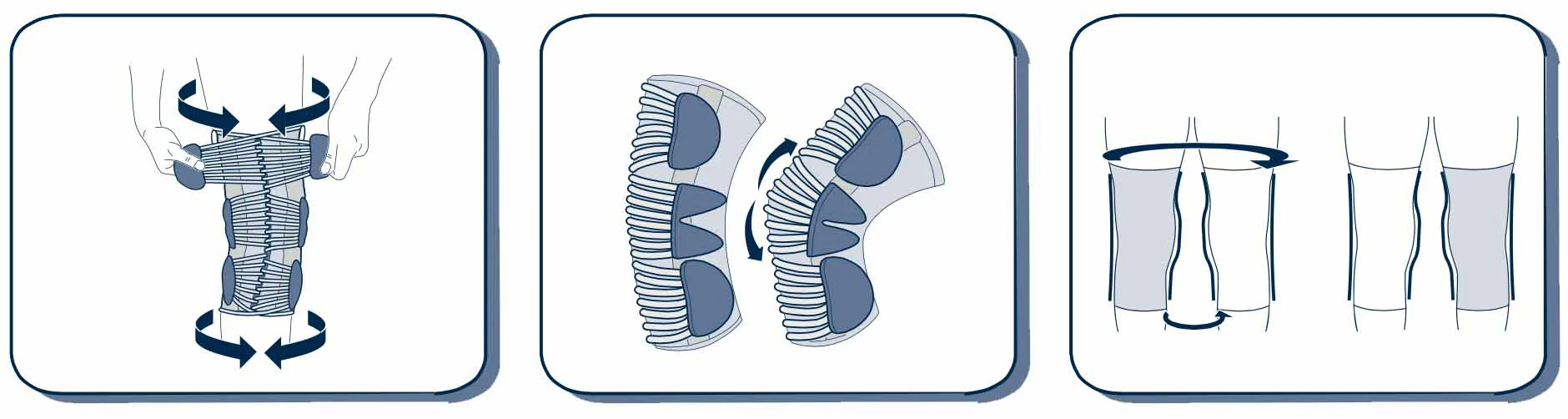 M-Brace Patella Stabilizer Plus Knee Brace with Hinges - Image 2