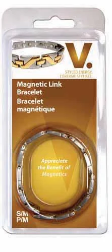 PharmaSystems Magnetic Two-Tone Link Bracelet