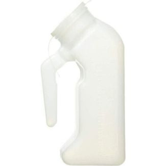 AMG Medical Male Urinal with Cover (1 Quart)