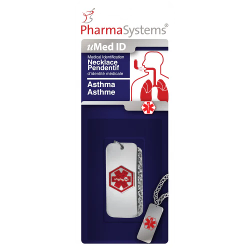 PharmaSystems Medical ID Necklace