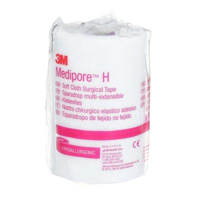 3M Medipore Hypoallergenic Soft Cloth Medical Tape - Image 4