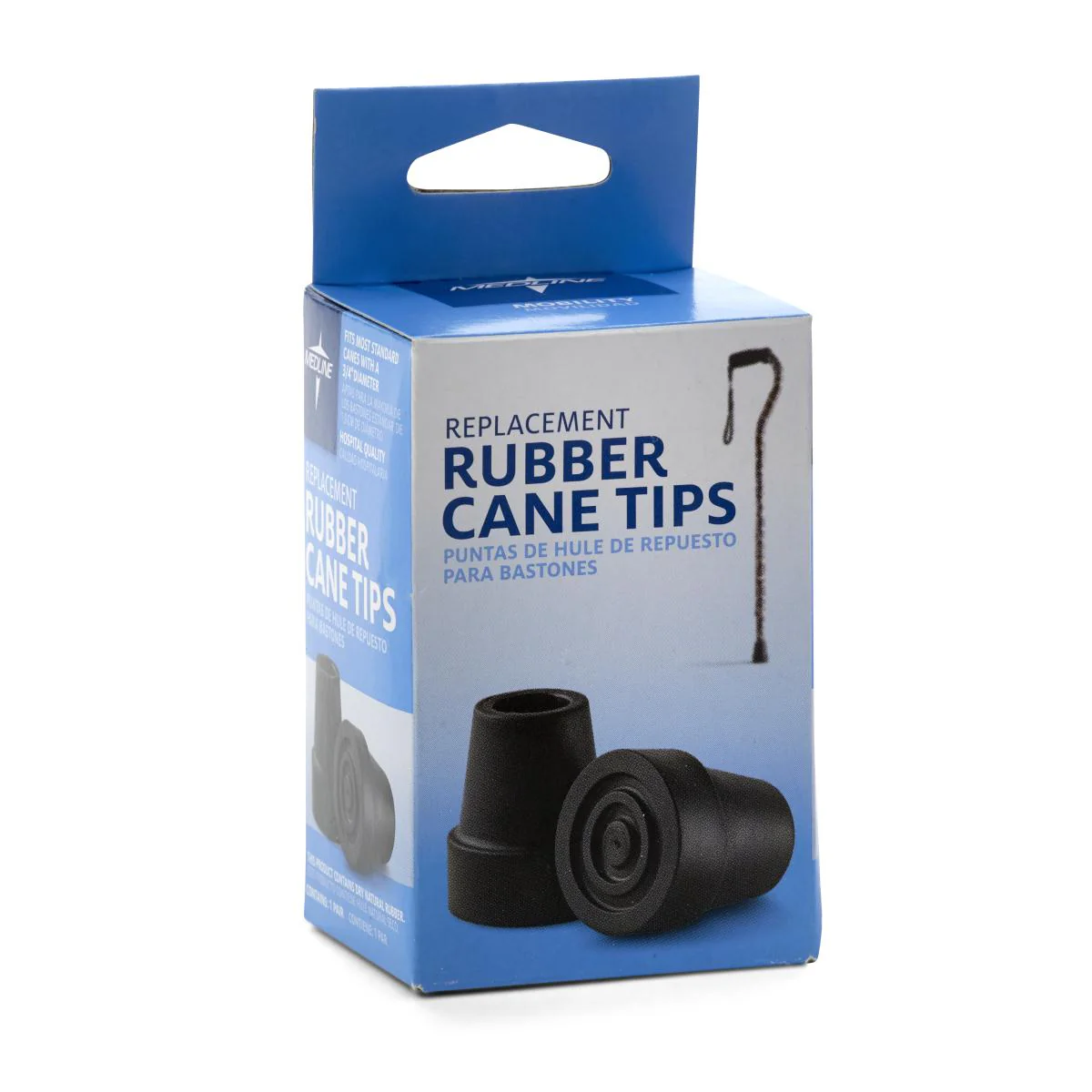 Medline Rubber Cane Tips 3/4"