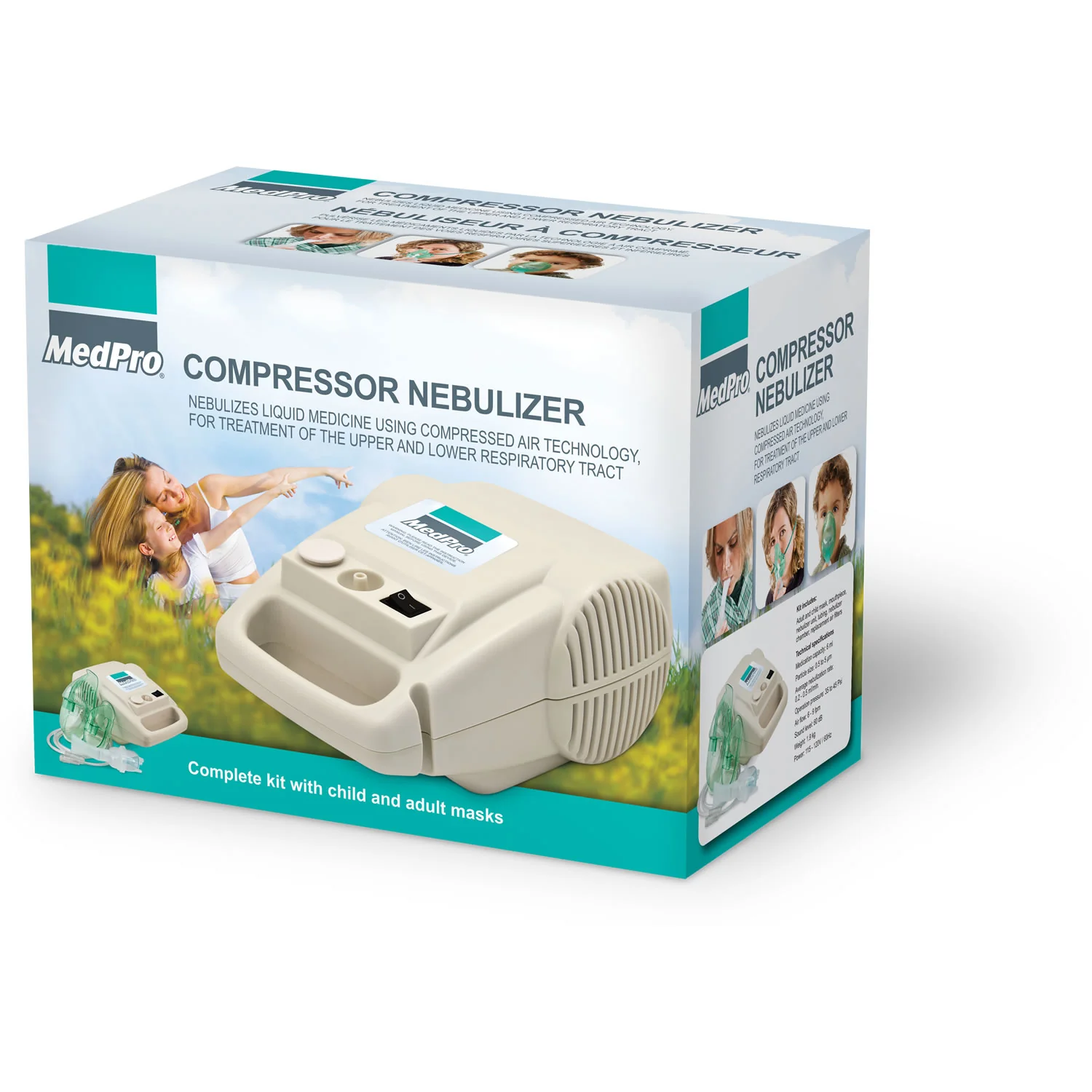 AMG Medical MedPro Compressor Nebulizer - Image 3