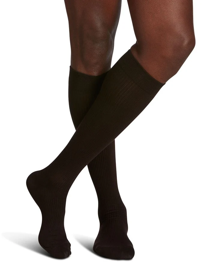 Sigvaris Mens Casual Cotton Knee High 15-20mmHg - Image 3