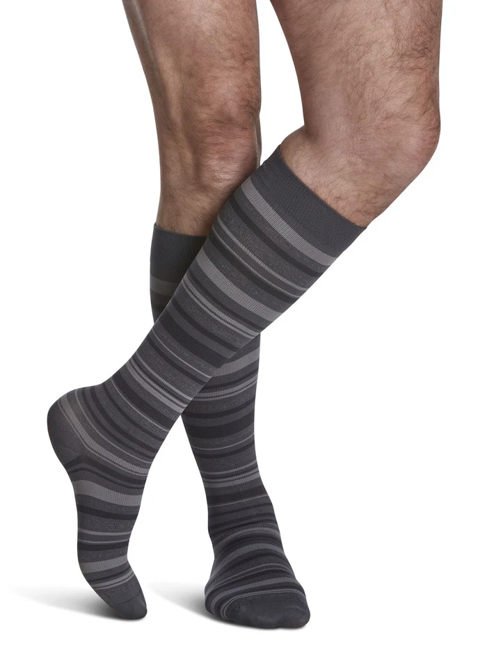 Sigvaris Mens Microfiber Shades Knee High 15-20mmHg