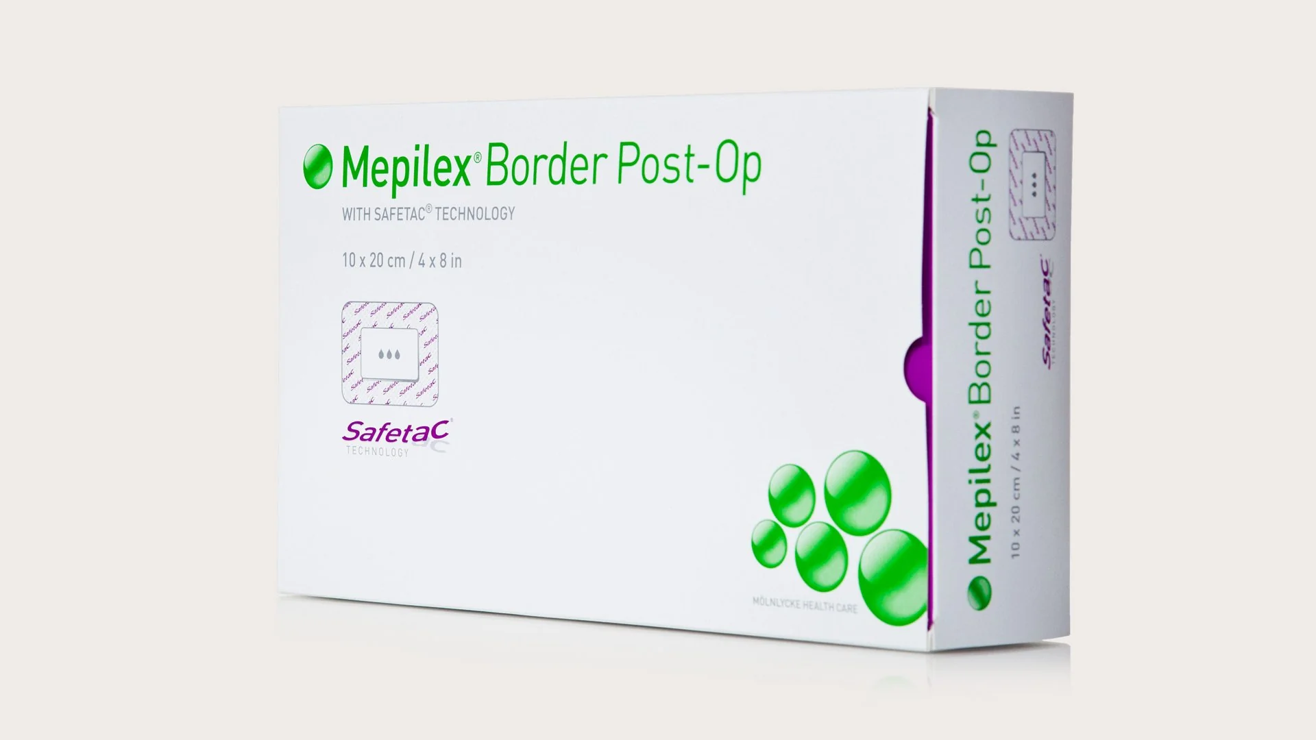 Mölnlycke Mepilex Border Post-Op Self Adhesive Absorbent Foam Dressing With Safetac & Flex Innovation - Image 3