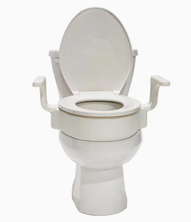 Mobb Healthcare Elongated Toilet Seat Riser With Handles (Non-Flip) - Image 4