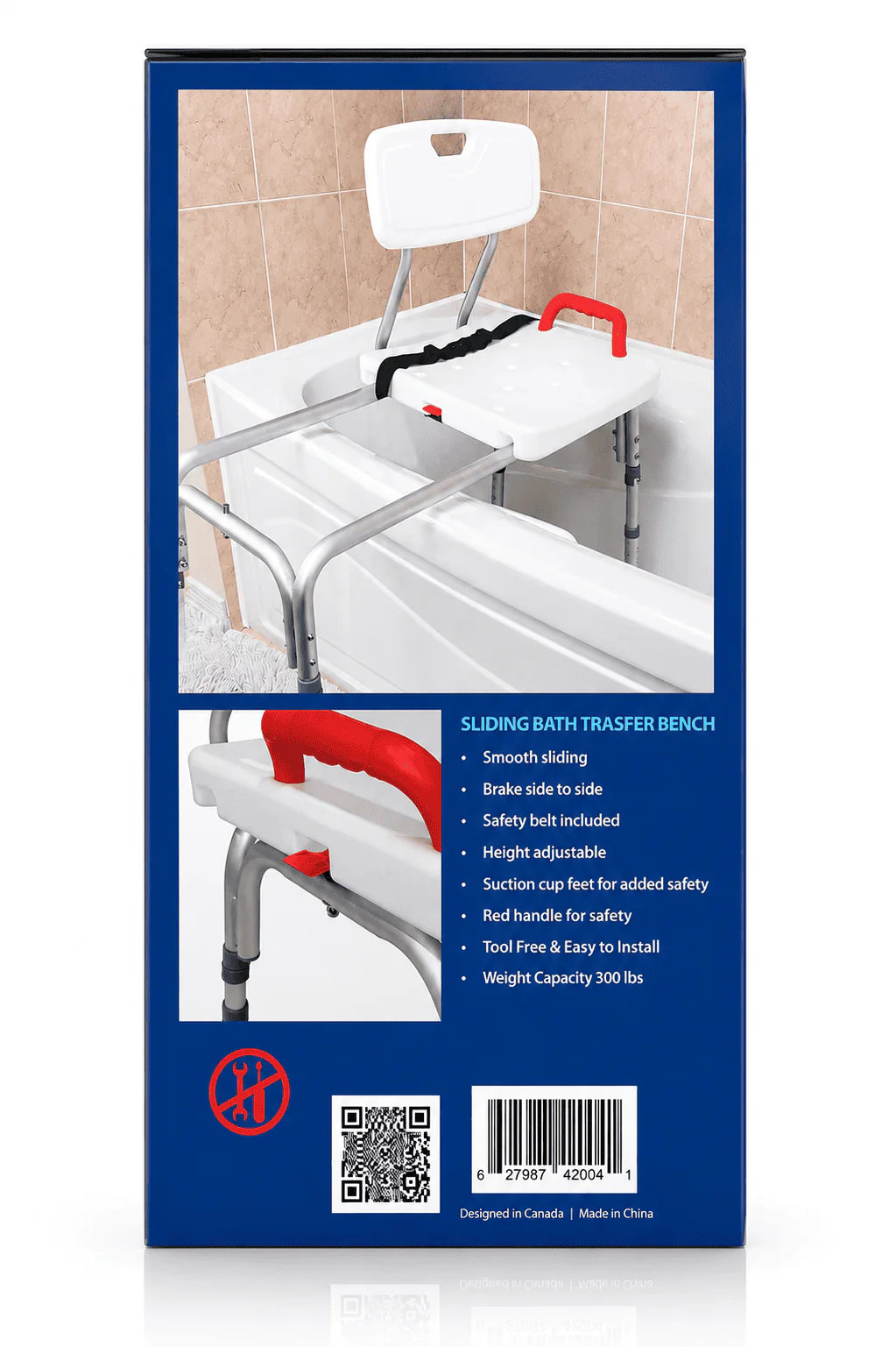 Mobb Healthcare Sliding Bath Transfer Bench MHSLBB - Image 7