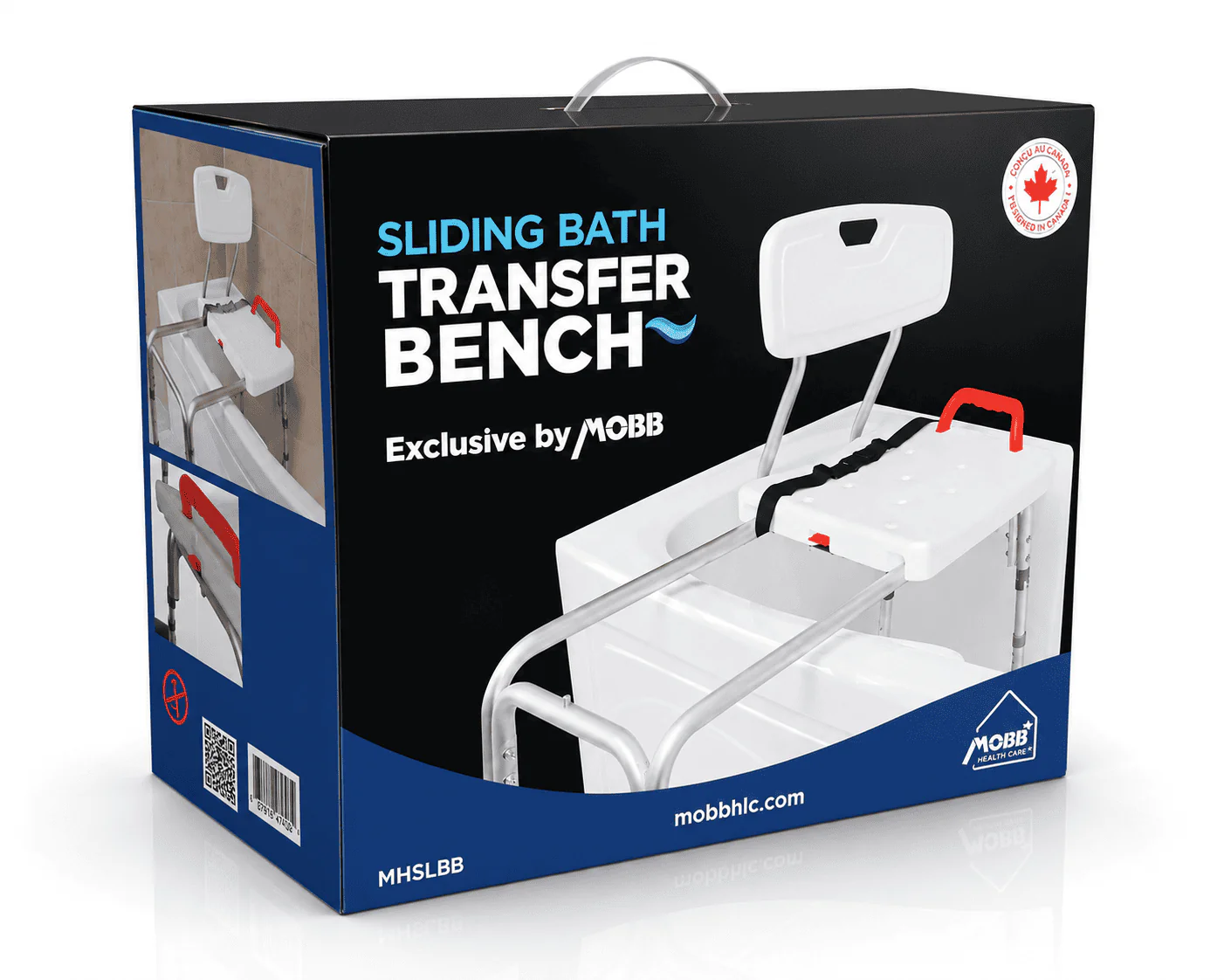 Mobb Healthcare Sliding Bath Transfer Bench MHSLBB - Image 8