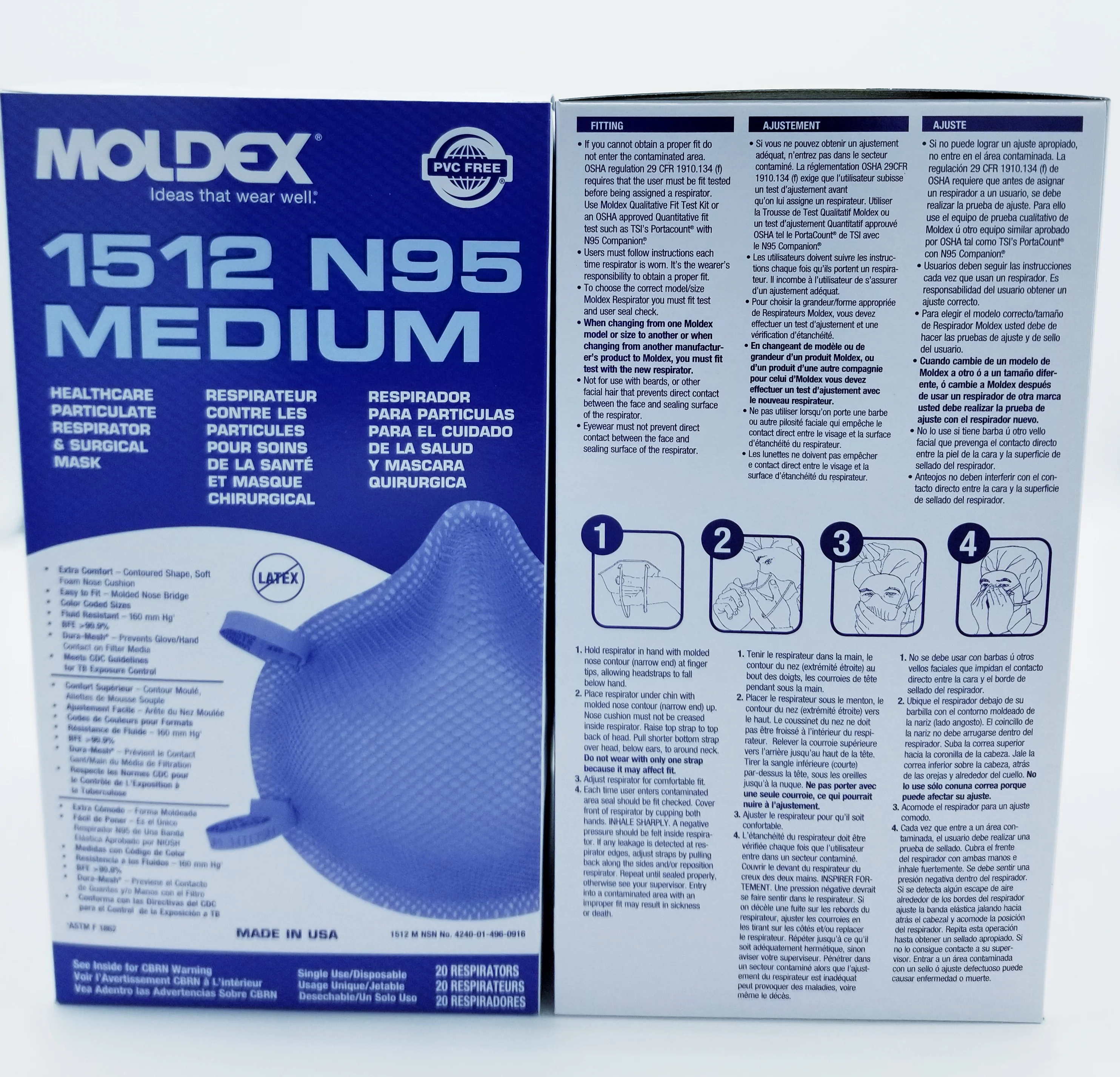 Moldex Latex-Free N95 Respirators - Image 6