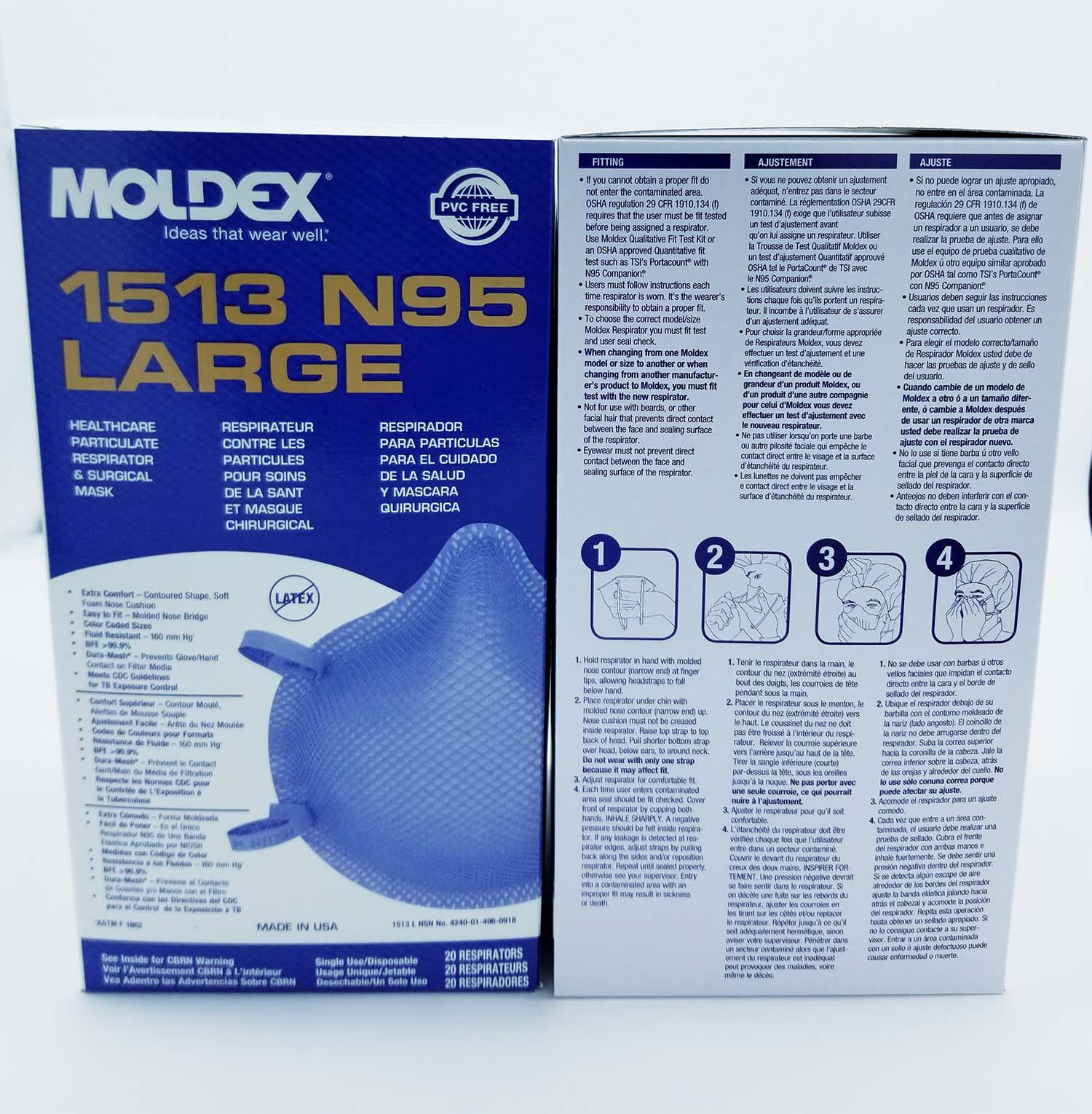 Moldex Latex-Free N95 Respirators - Image 7