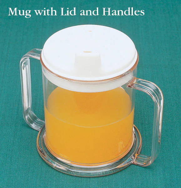 North Coast Medical Mug with Handles & Lid 10 oz