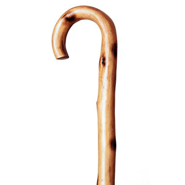 Vista International Corp. Natural Round Handle Wood Cane - Image 2