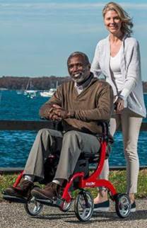 Drive Medical Nitro Duet 2 In 1 Walker/Transport Chair - Image 5