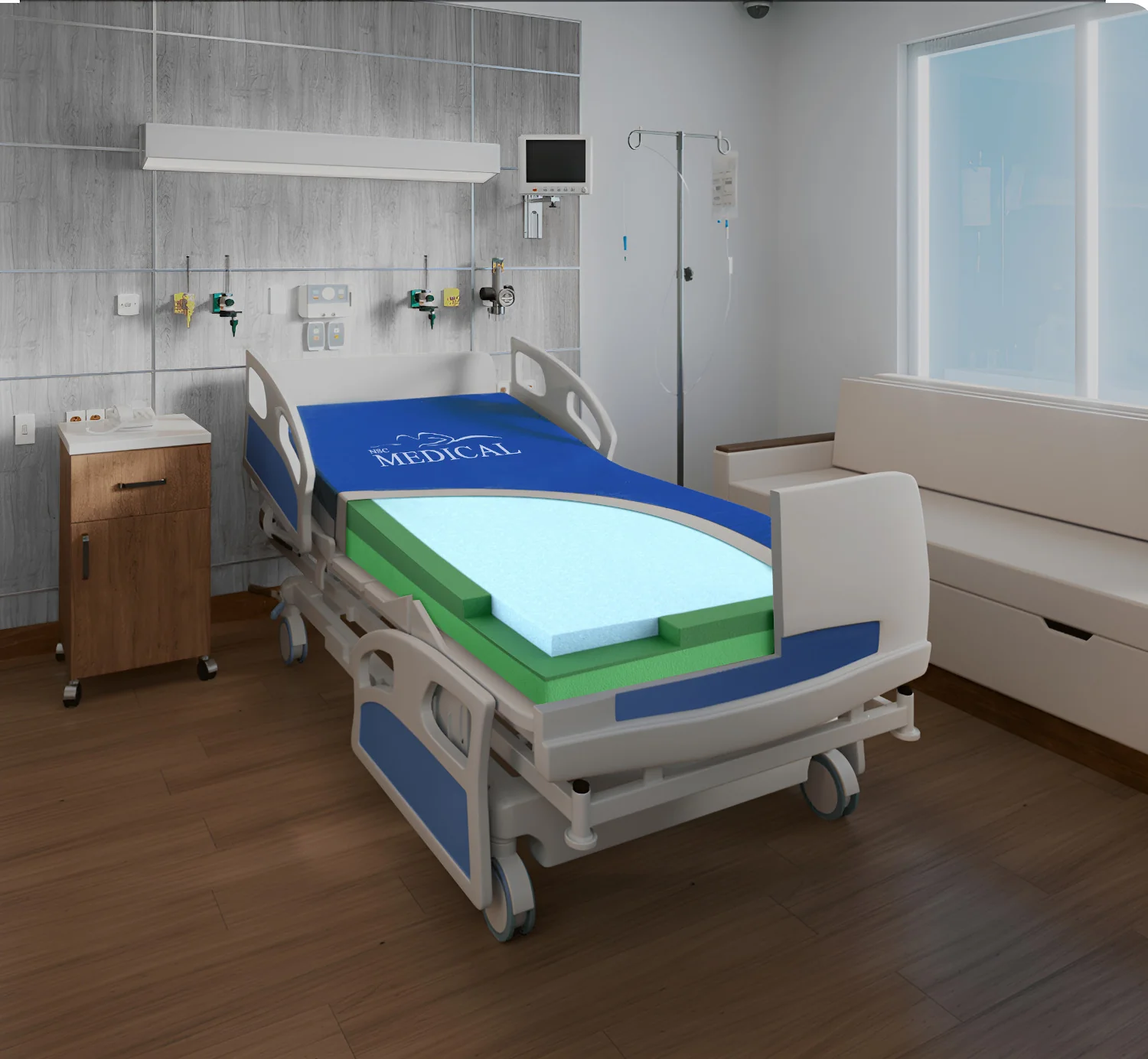 NSC Medical Medical Series 5000 Visco Medi-Gel Mattress - Image 2