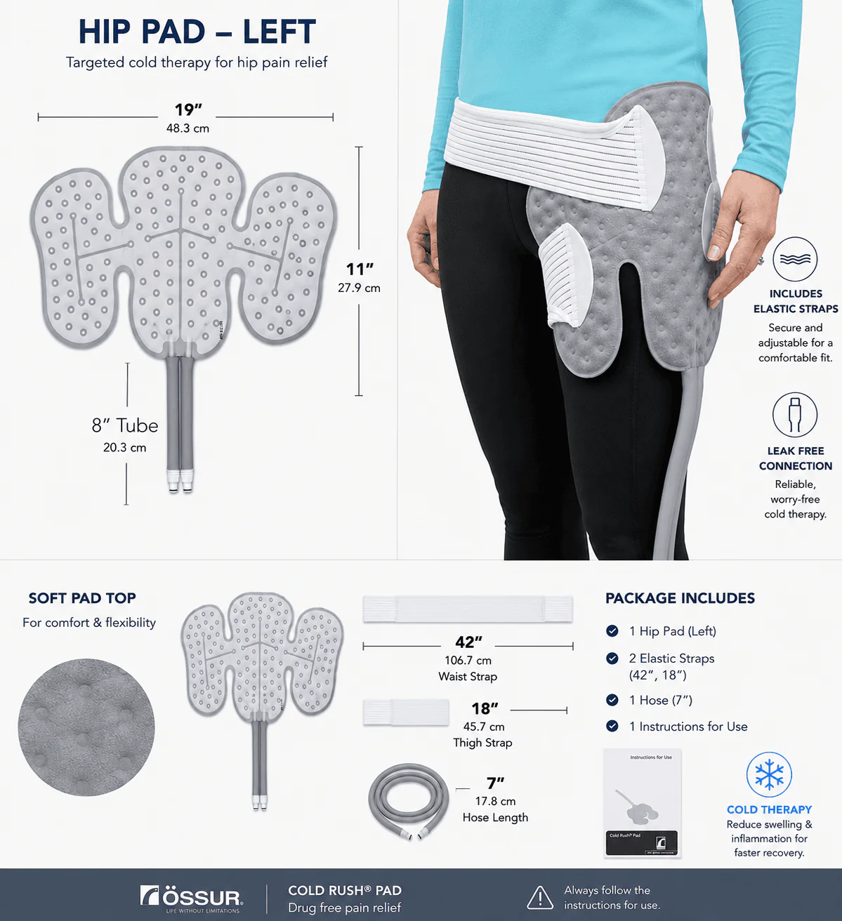 Ossur Cold Rush Cold Therapy Pads - Image 12
