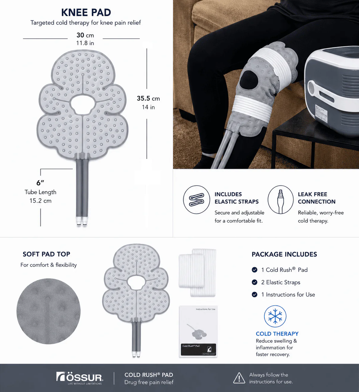 Ossur Cold Rush Cold Therapy Pads - Image 2